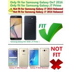 Wholesale Samsung Galaxy On7 (2016), Galaxy J7 Prime (2016) Armor Hybrid Case (Hot Pink)